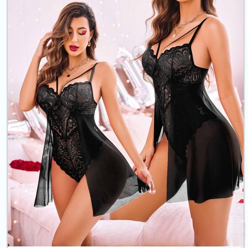 Lingerie Set Factory - Hot Sexy Slim Suspender Fishtail Skirt