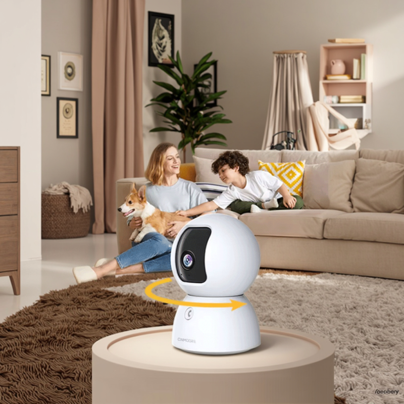 Indoor CCTV Camera Factory - 3K 5MP HD Mini Wide Angle Motion