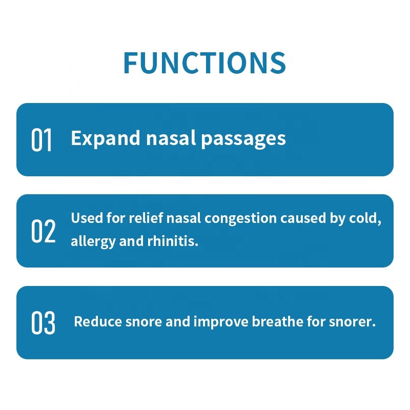 Nasal Strips Supplier - 30pcs Disposable Breathe Right Nose Patch