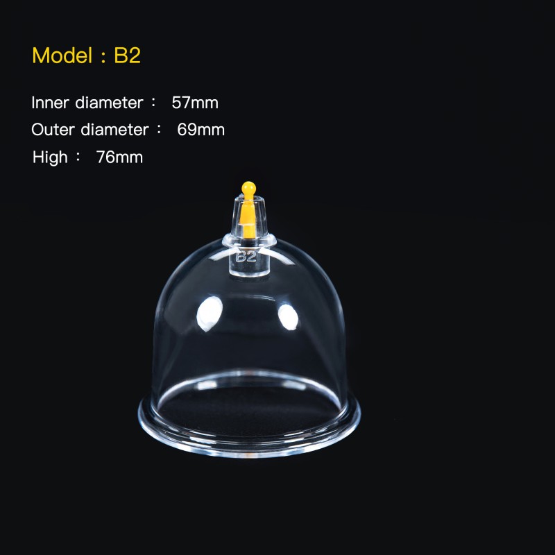 Medical Cupping Cup Factory - Hijama Single Cup B2 Vacuum Cupping