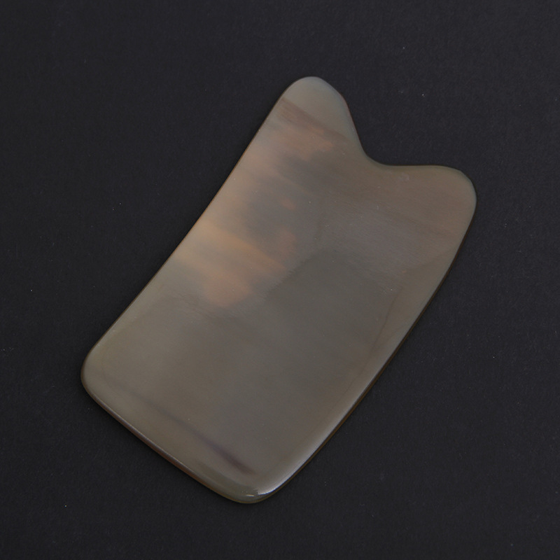 Scraping Board Factory - Natural Ox Horn Thickened Square Design