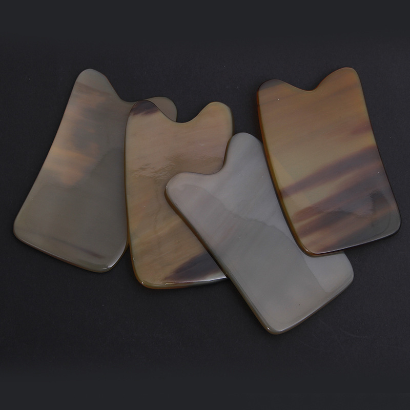 Scraping Board Factory - Natural Ox Horn Thickened Square Design