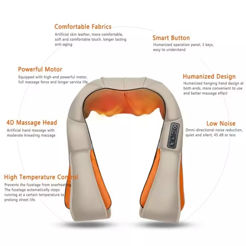 Shoulder Massage Cushion Manufacturer - High Quality Rechargeable Electric