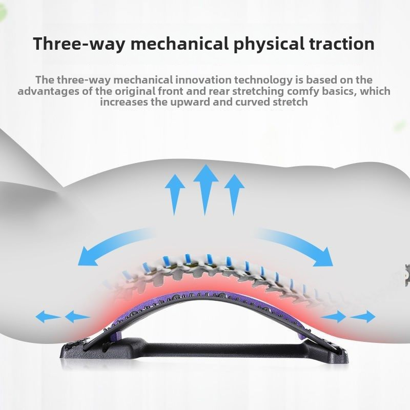 Lumbar Support Massager Factory - Magnetic LED Light Orthopedic Therapy
