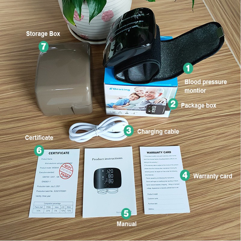 Blood Pressure Monitor Factory - Medical Wireless Electronic Wrist