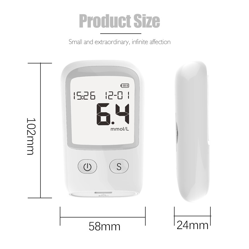 Blood Glucose Meter Factory - International LCD Display Medical CE