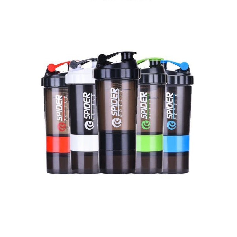 Protein Shake Cup Manufacturer - New 500ML Three-layer Plastic Custom