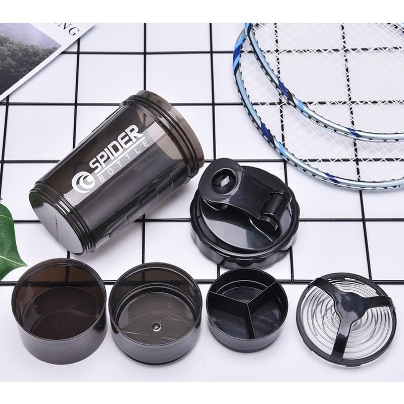 Protein Shake Cup Manufacturer - New 500ML Three-layer Plastic Custom