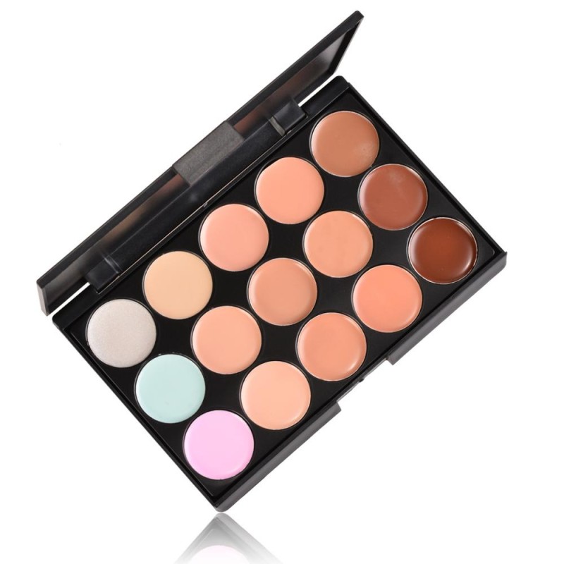 Concealer Palette Manufacturer - High Quality 15 Colors with Brush