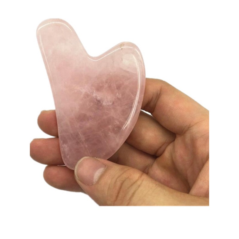 Jade Roller Set Factory - Luxurious Rose Quartz Massage Face Stone