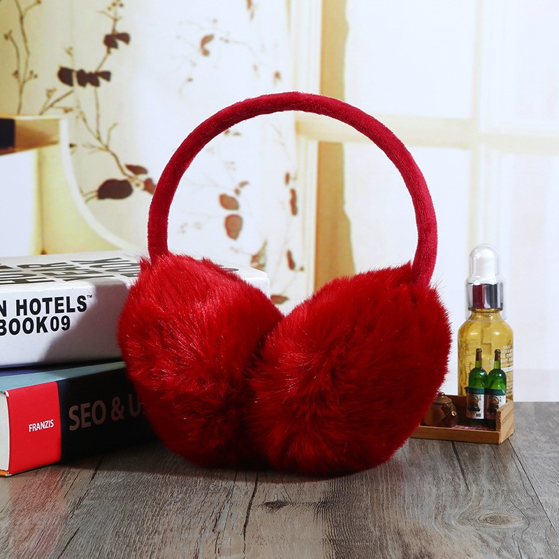 Plush Earmuffs Manufacturer - Cute Spotted Warm Winter Headphones