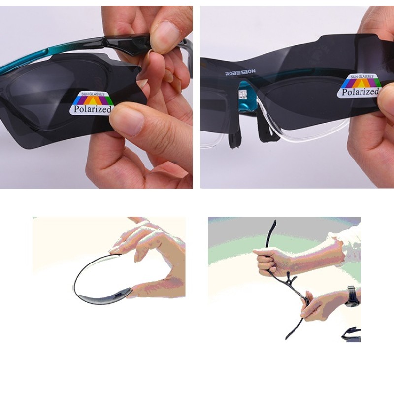 Sport Glasses Factory - OEM Polarized Cycling Riding Sunglasses