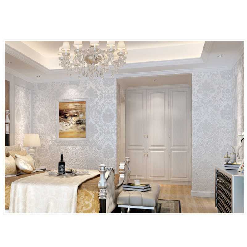 Relief Wallpaper Factory - European Non-woven Sofa TV Background