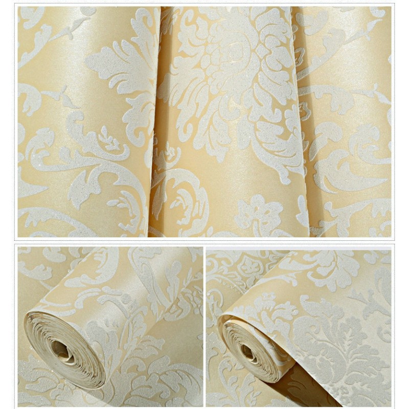 Relief Wallpaper Factory - European Non-woven Sofa TV Background