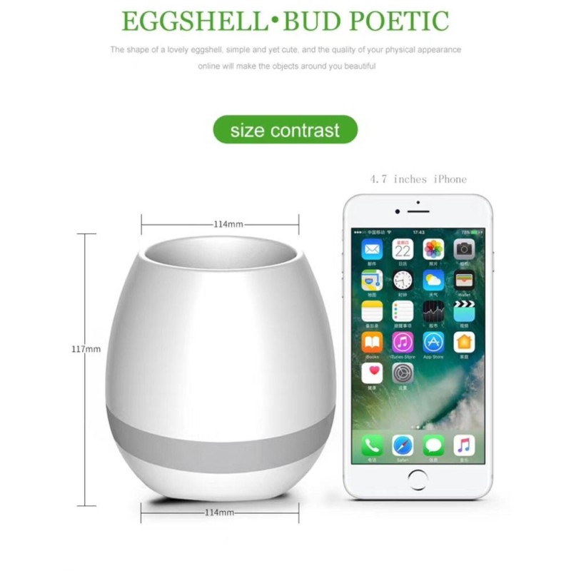 Music Flower Pot Factory - Modern Smart Magic Singing LED Speaker
