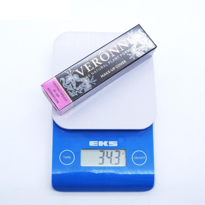 Concealer Liquid Factory - 14 Color Small Gold Tube Cover Tattoo