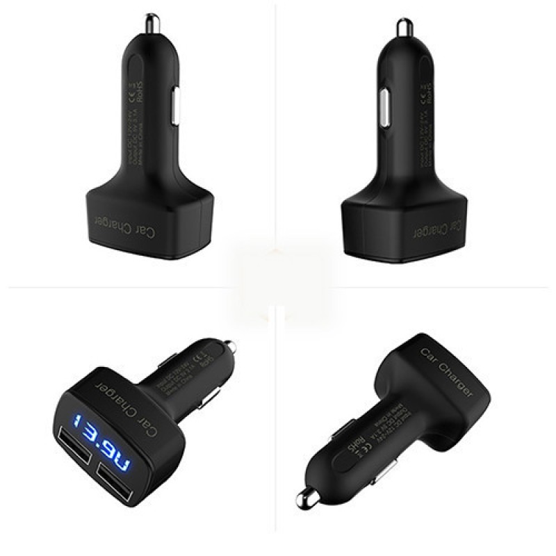 Car Charger Factory - Display Voltage Current Temperature 3.1A