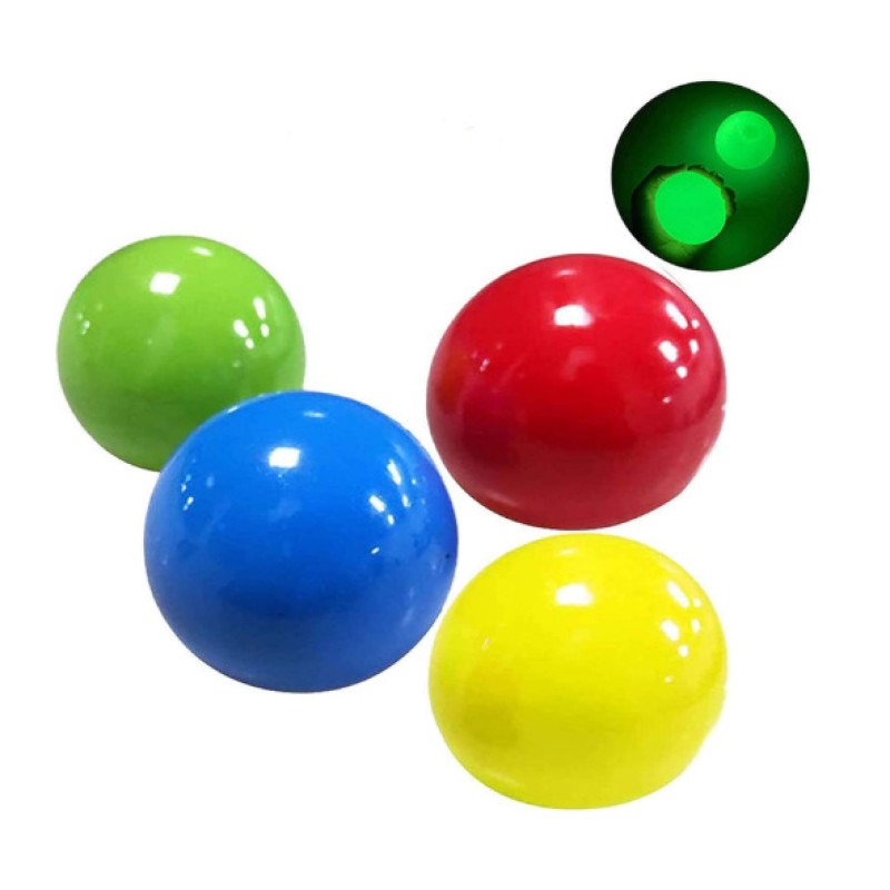 Stress Balls Factory - Hot Sell Sticky Wall Squishy Glow Toys