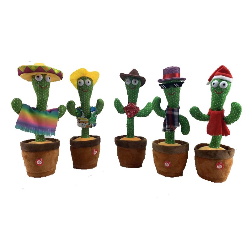 Electric Dancing Plant Factory - Hot Sell Singing Record Cactus Plush
