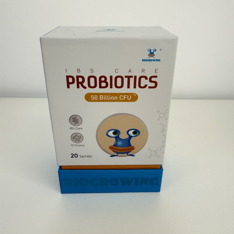 BioGrowing OEM/ODM Lactobacillus Powder/Capsule Prebiotic Dietary Fiber Solid Drink Customized Probiotics for Intestinal Health