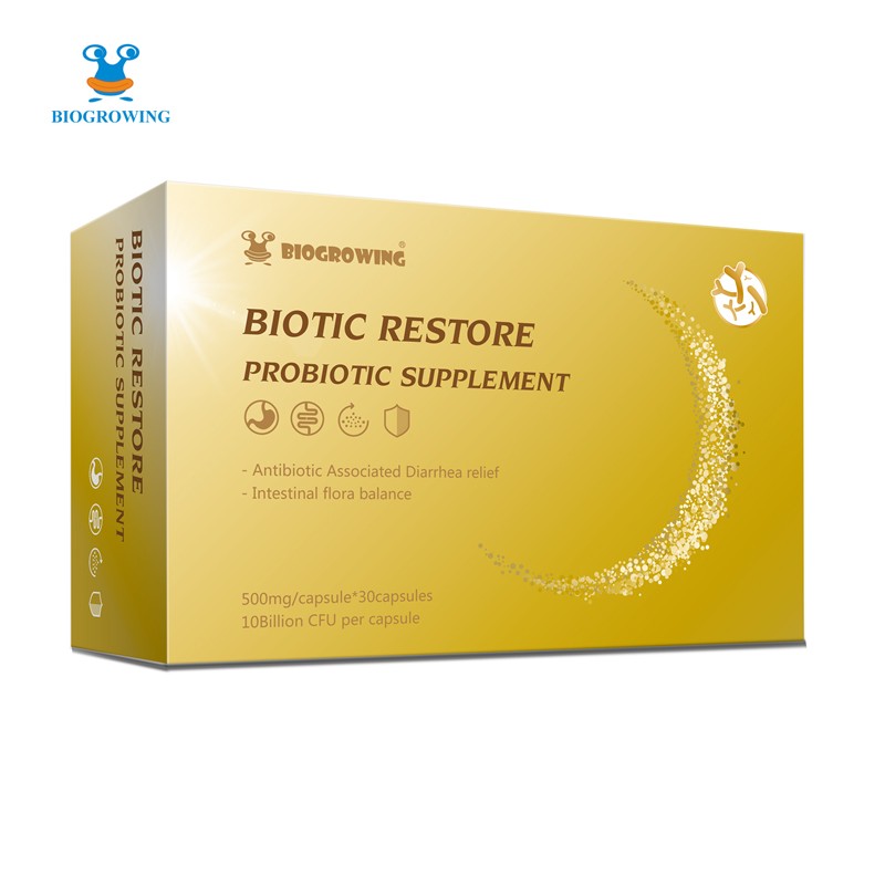 Private Label Probiotic Capsule for Antibiotic-Associated Diarrhea Relief