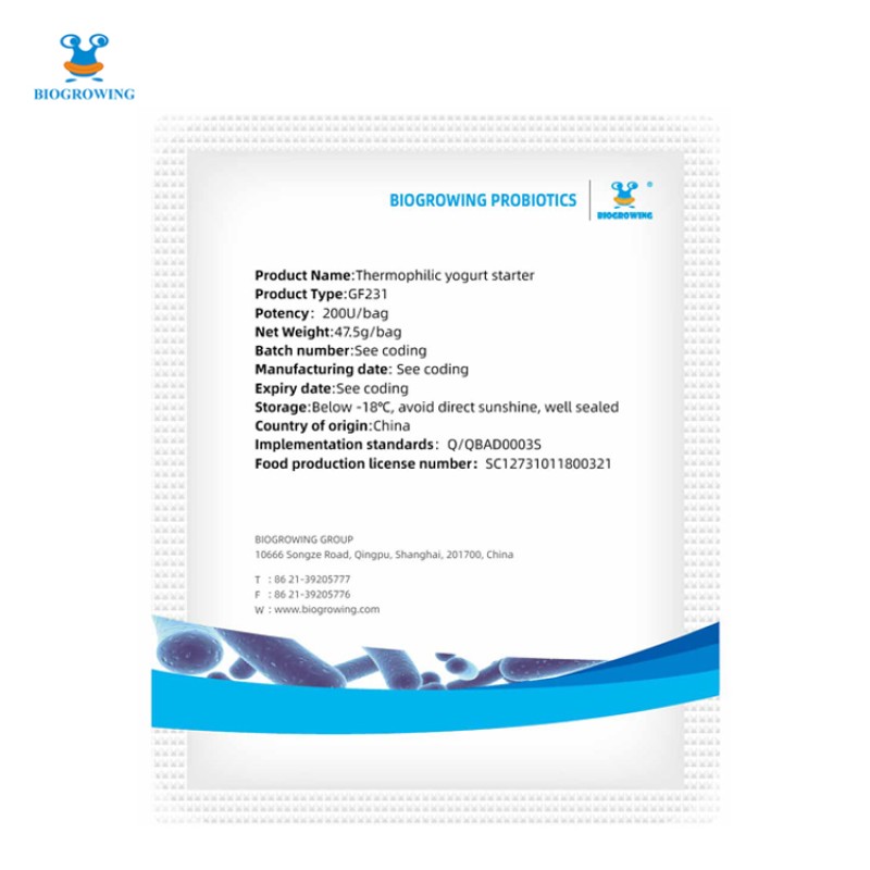 Free Sample Wholesale Yoghurt Thermophilic Dairy Starter Culture  for Industrial Use