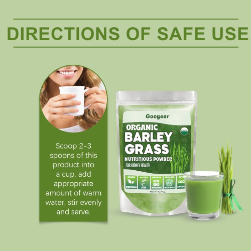 Barley Grass Powder Factory - Kidney Health Energy Supplement