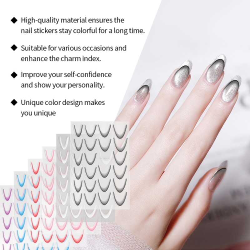 Nail Sticker Supplier - French Gradient Easy Decor