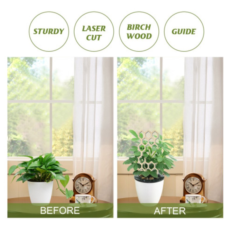 Flower Arrangement Support Factory - Wooden Balcony Decoration Trellis