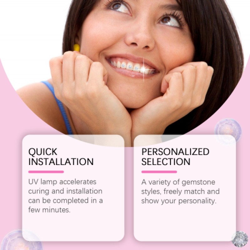 Gem Dental Stickers Supplier - DIY Beauty Decoration Shine