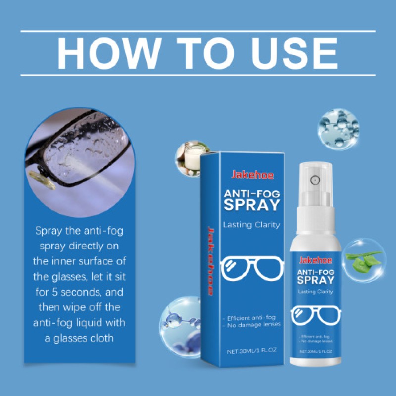 Anti-Fogging Spray Supplier - Glasses Lens Cleaning Maintenance