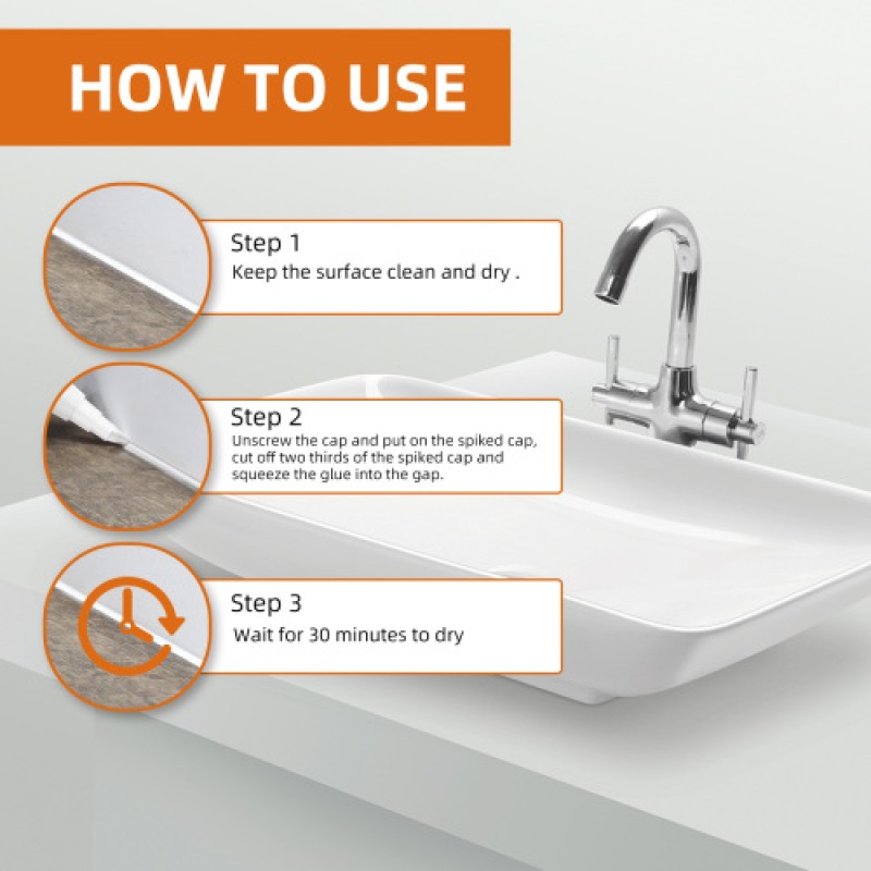 Waterproof Sealant Factory - Kitchen Bathroom Window Door Gap Filler