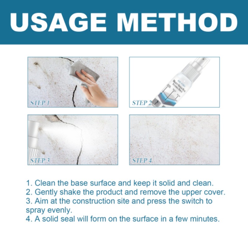 Leak Repair Spray Supplier - Penetration Waterproof Bathroom Tile Sealant