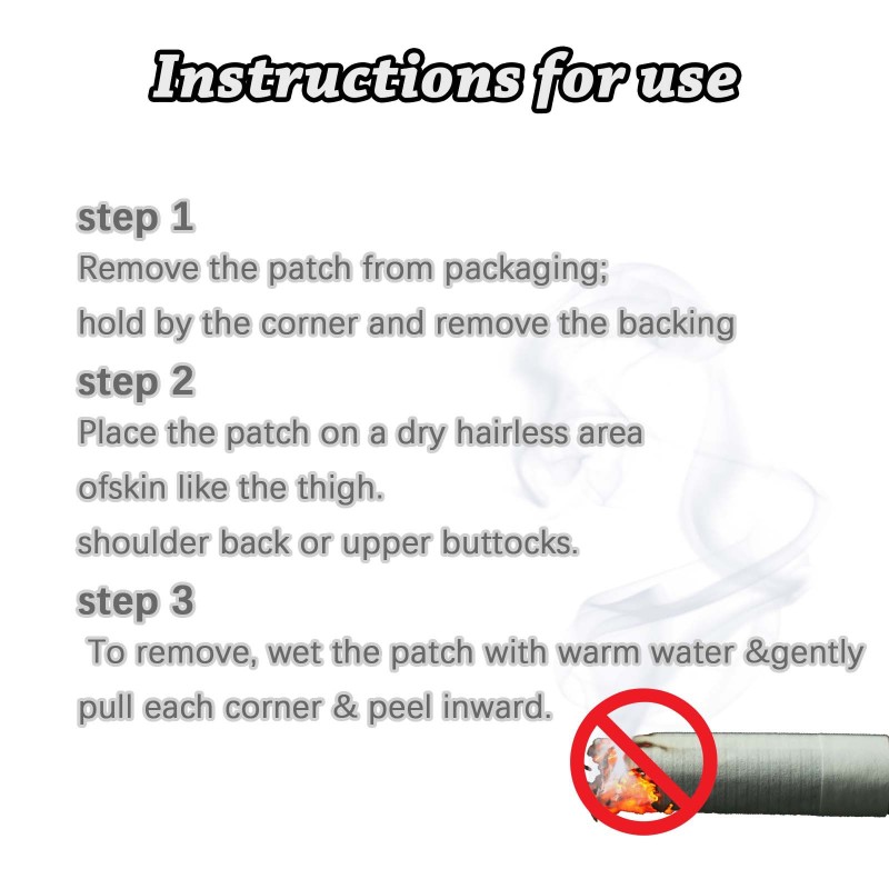 Smoking Patch Manufacturer - Balm Plaster Smoker Health Patch