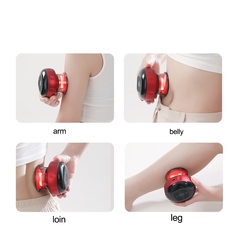 Electric Cupping Massager Factory - High Quality Vacuum Infrared Heating