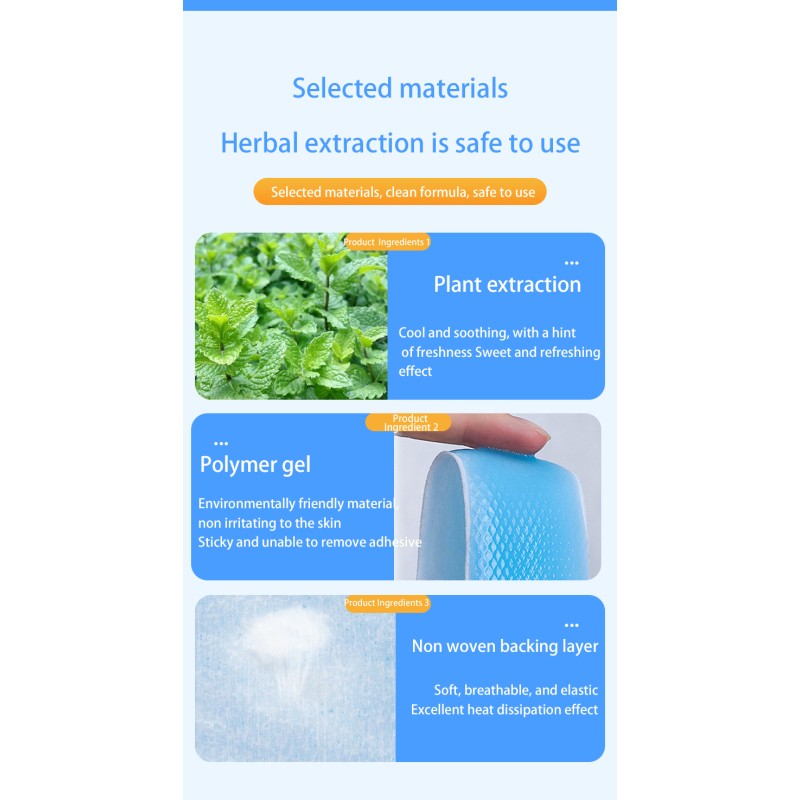 Hydrogel Patch Manufacturer - Hot Sales Instant Body Mouth Nasal