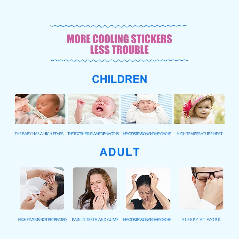 Hydrogel Patch Factory - Hot Sale Blue Antipyretic Cool Gel