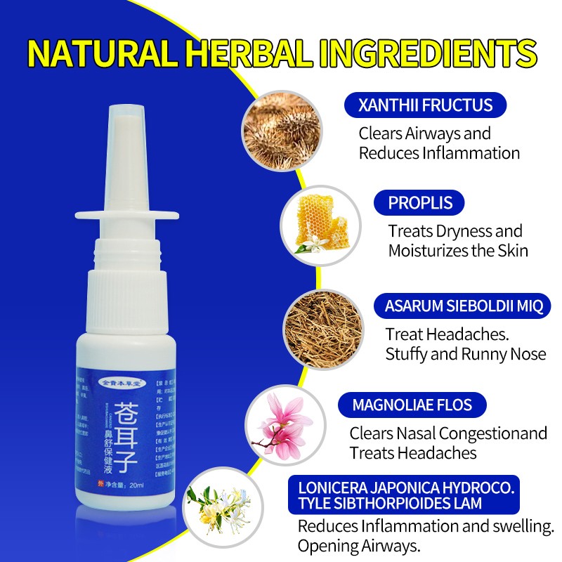 Rhinitis Spray Factory - Sinus Nose Herbs 20ml Seawater Nasal