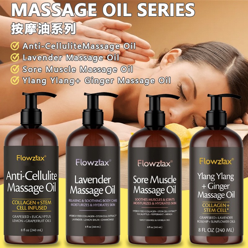 Massage Oil Manufacturer - OEM Massage Skincare Deeply Relaxes