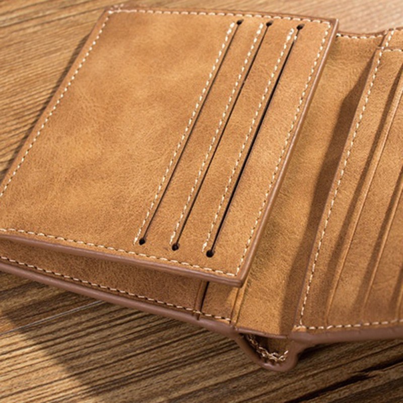 Men Wallet Manufacturer - Foldable Hipster Cowhide