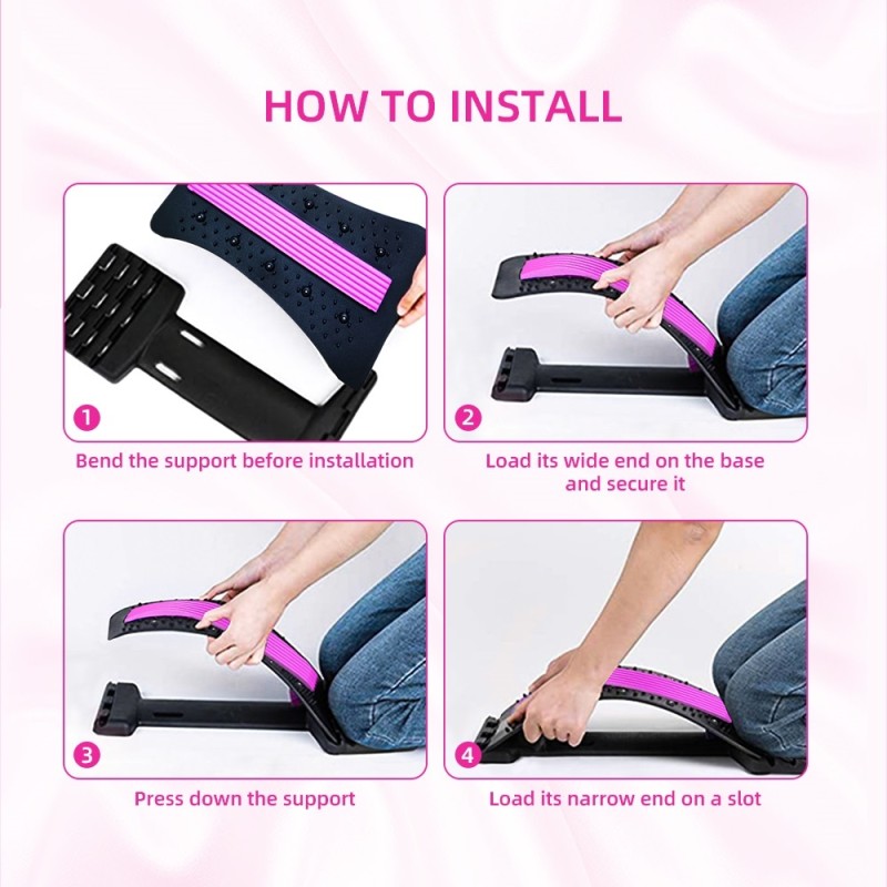 Back Massager Supplier - Magnetic Therapy Spine Stretcher