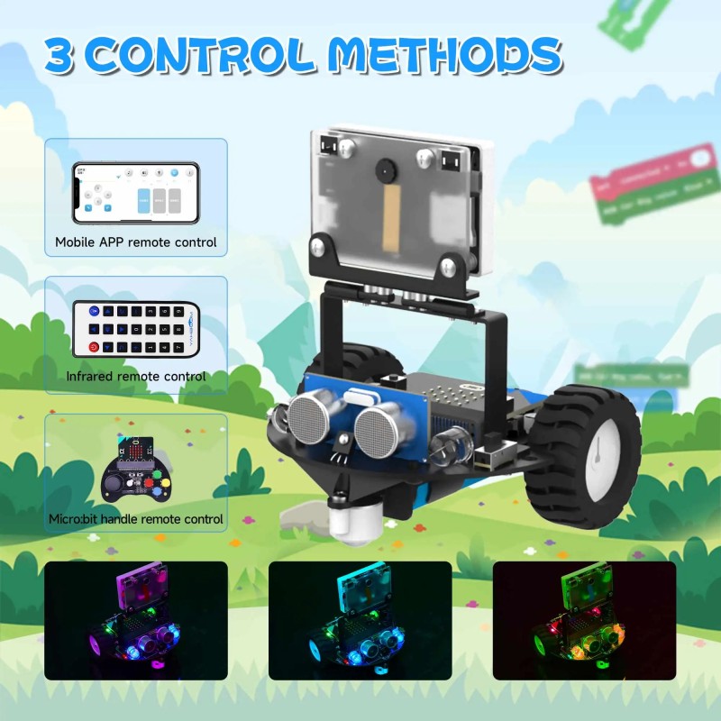 AI Robot Car Factory - Bbc Microbit Vision Recognition