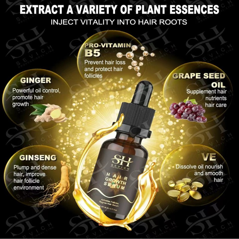 Hair Growth Oil Factory - Ginger Extract Loss Prevention