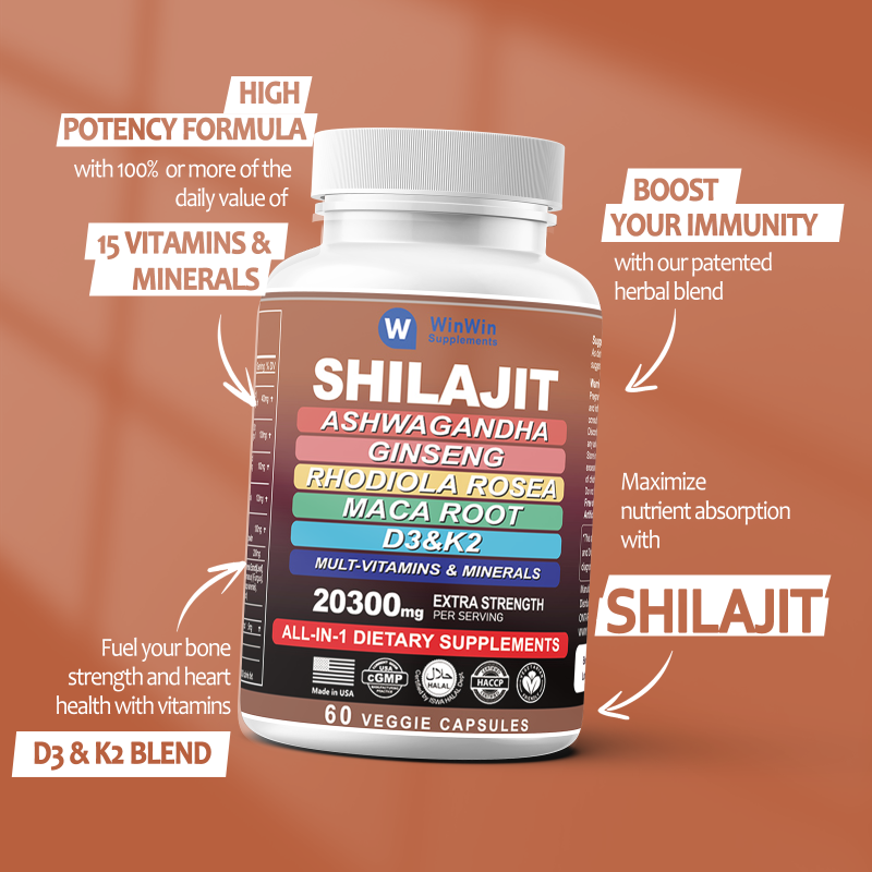 Shilajit Resin Supplier - 12000mg Immune Energy Tonic