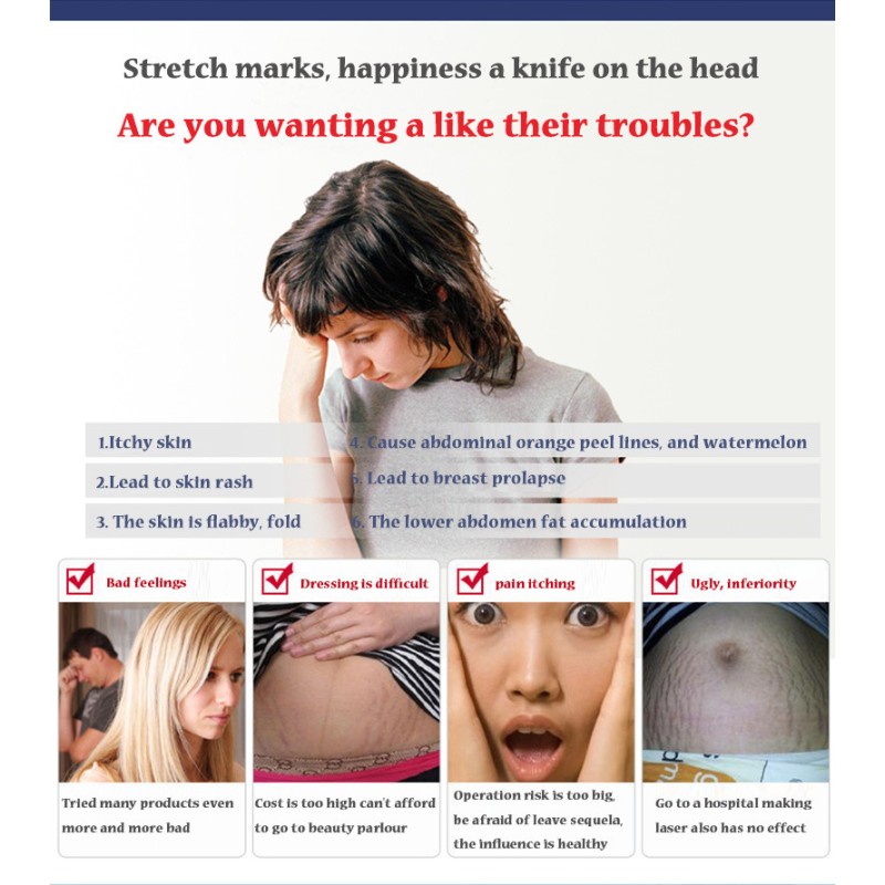 Belly Lines Cream Factory - Pregnancy Orange Peel Marks