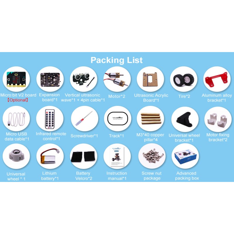 Robot Car Supplier - Microbit V2 DIY Coding