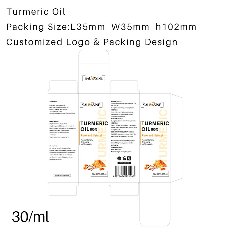 Whitening Face Oil Manufacturer - Organic Turmeric Lighten Spots