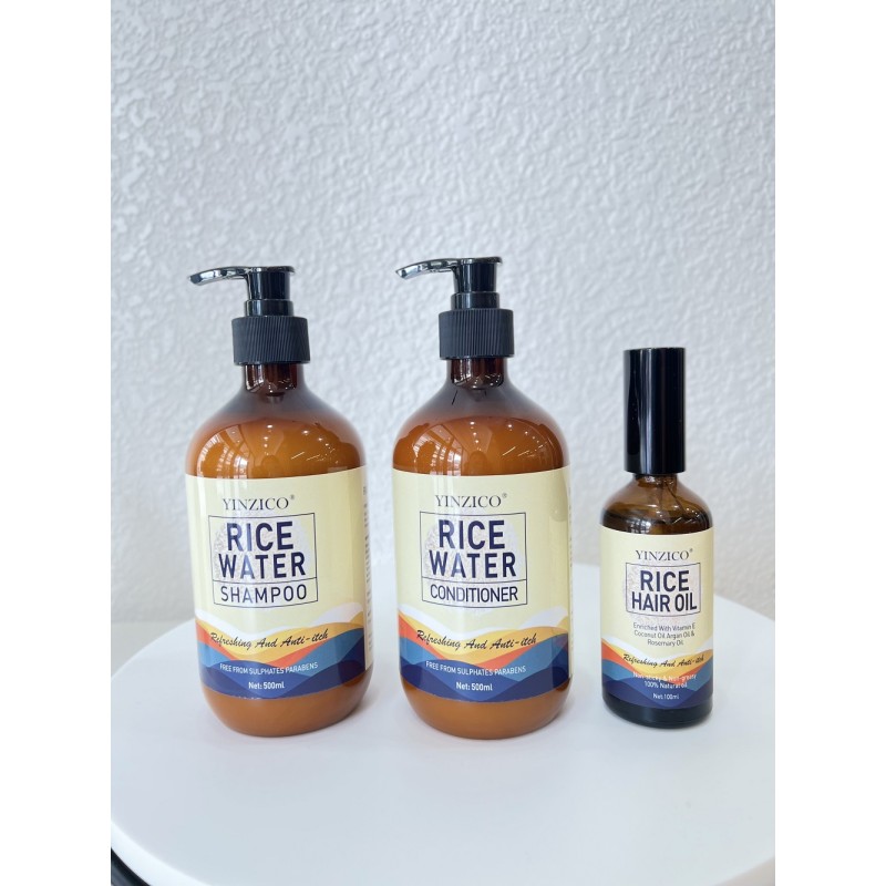 Hair Care Set Manufacturer - OEM Low MOQ Organic Rice Set