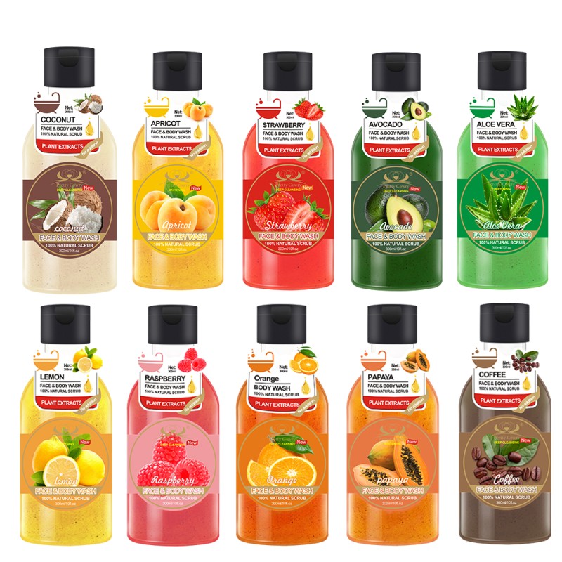 Shower Gel Manufacturer - Custom Smooth Brighten Skin Exfoliating