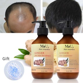 Hair Care Set Factory - OEM Organic Hair Growth Ginger Shampoo